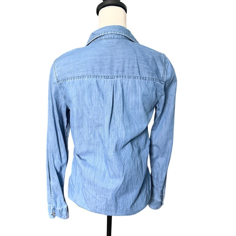Express Women's Denim Button Down XS Blue - Picture 4 of 4
